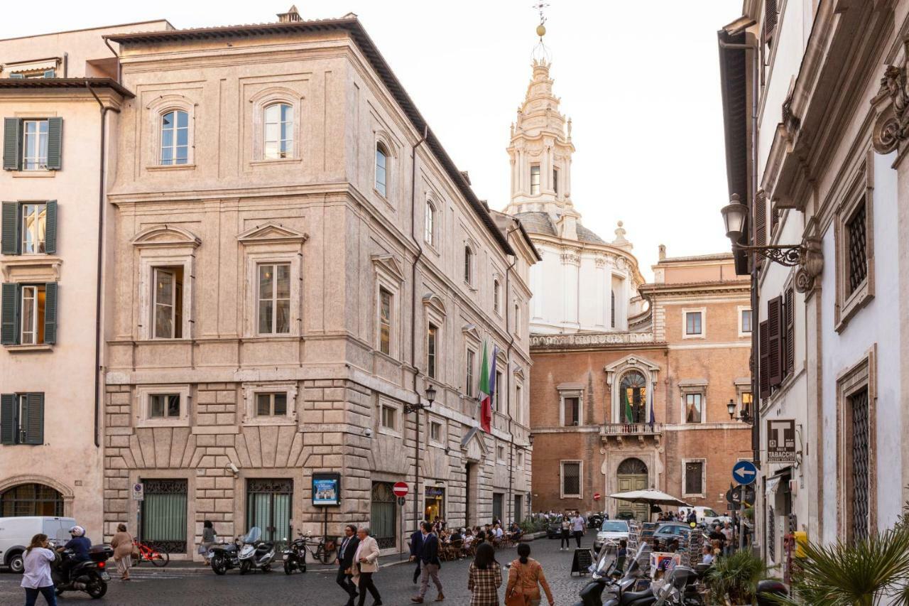 Апартаменты Pantheon Palazzo Nari Рим Экстерьер фото